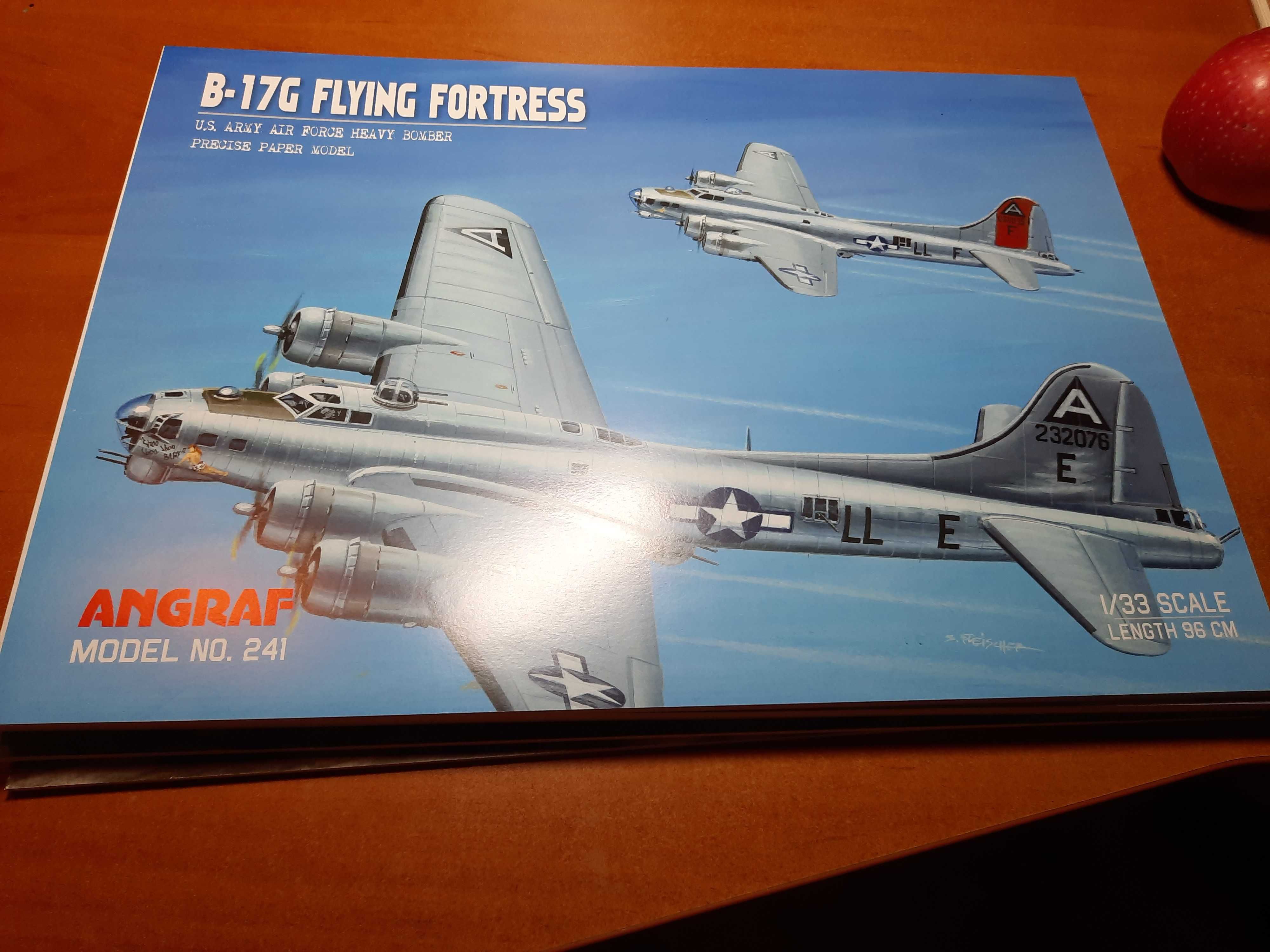 Model kartonowy - Angraf B-17G Flying Fortress