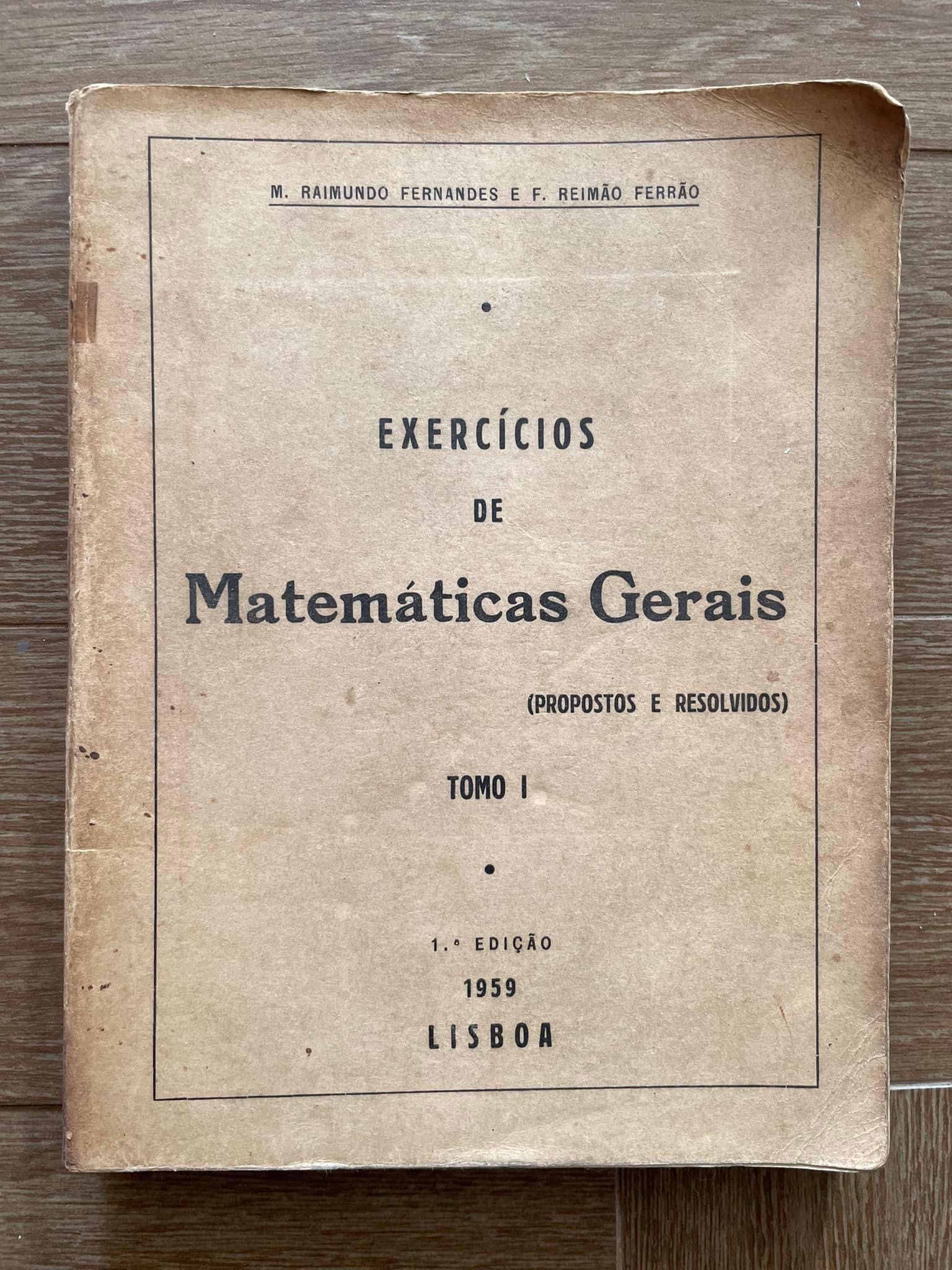 Exercícios de Matemáticas Gerais - Reimão Ferrão (portes grátis)