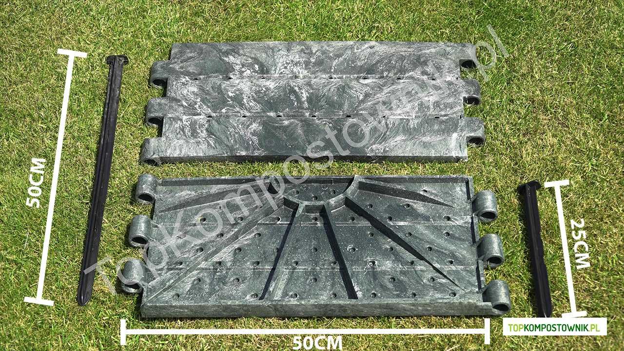 Grządka ogrodowa podwyższona –100x50 cm, wys. 25 cm, EKO, GN2