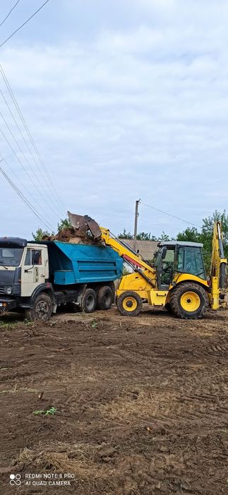 Екскаватор погрузчик демонтаж будинків