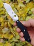 Spyderco Stok Drop Point G10, фикс с ножнами edc,фултанг с клипсой edc