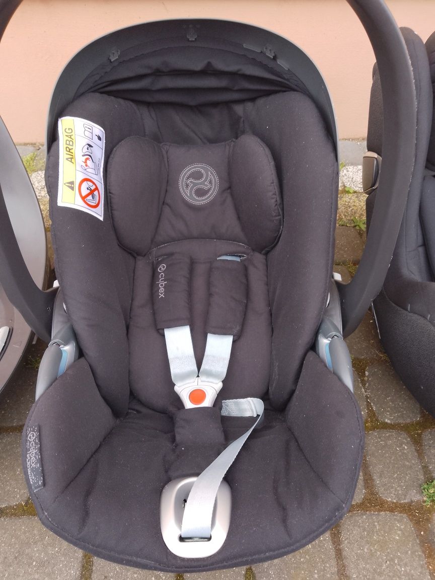 Baza obrotowa 360 + 2x fotelik Cybex