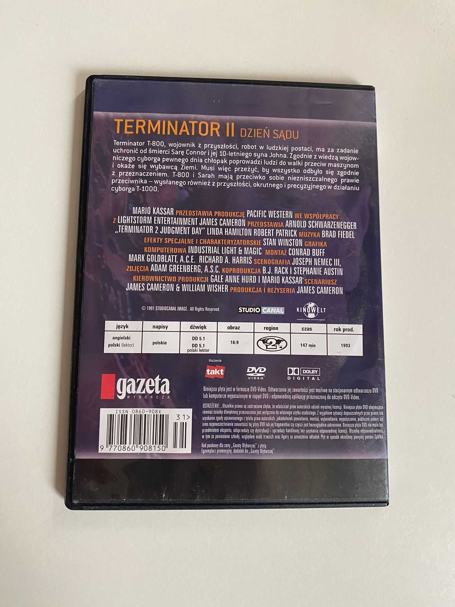 Film DVD Terminator 2 Dzień Sądu