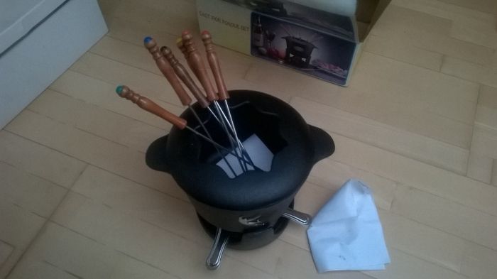 Zestaw do Fondue żeliwne nowe