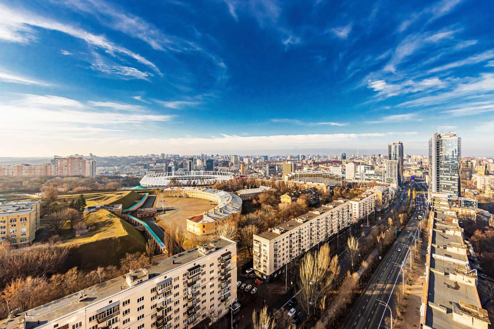 Панорама на центр міста, 20 поверх, 2к квартира на Лесі Українки, 7а