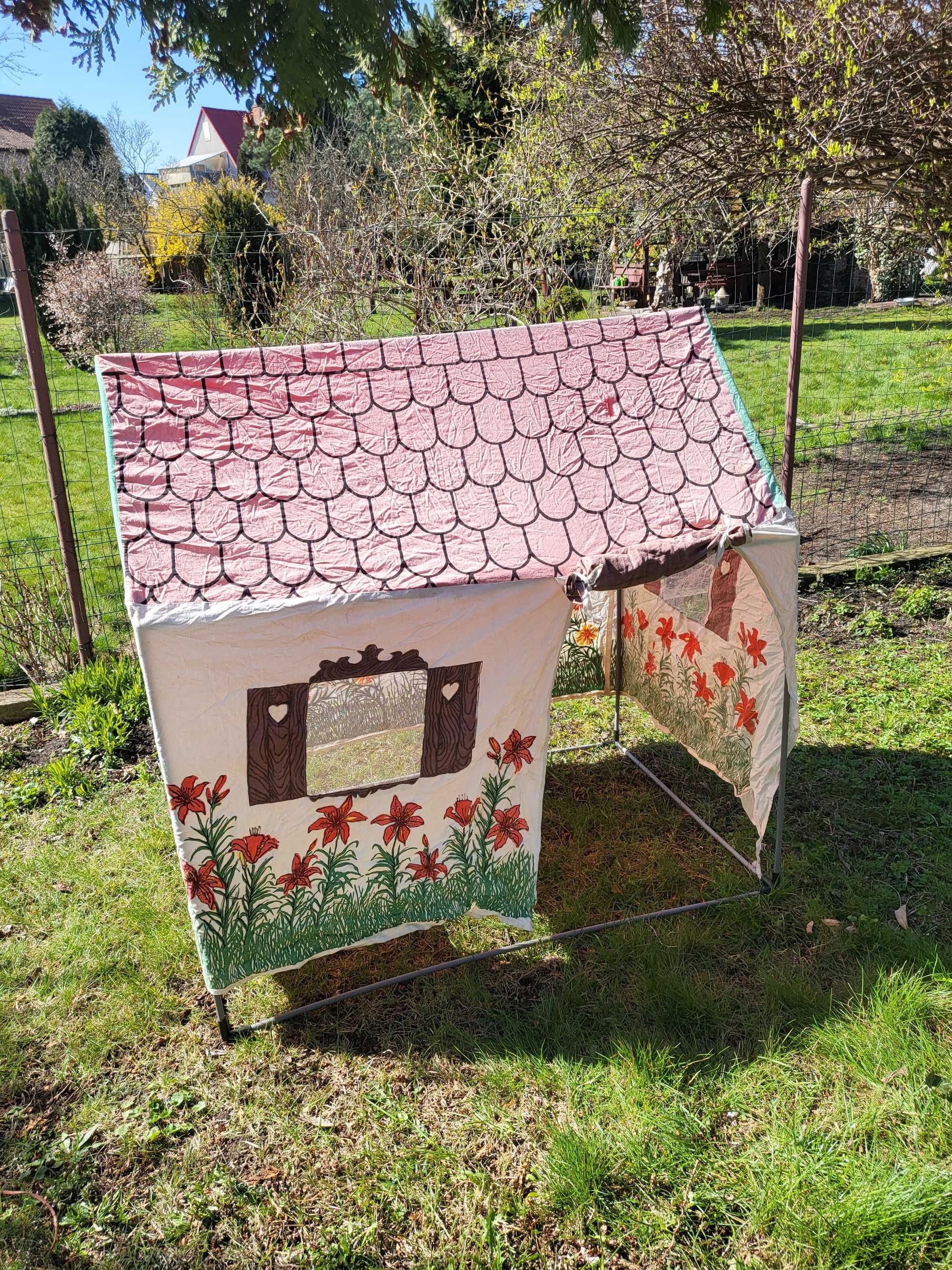 Domek namiot dla dzieci dziecięcy ogrodowy do pokoju PRL