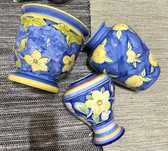Pratos de compor ou uso  + 3  jarras