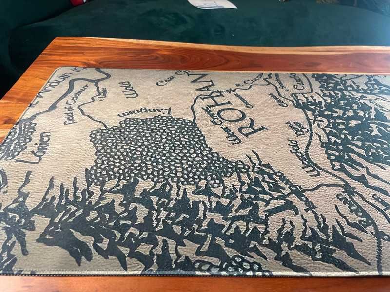 Duża Podkładka Władca Pierścieni 90x40x2 cm, Dla fanów Serii