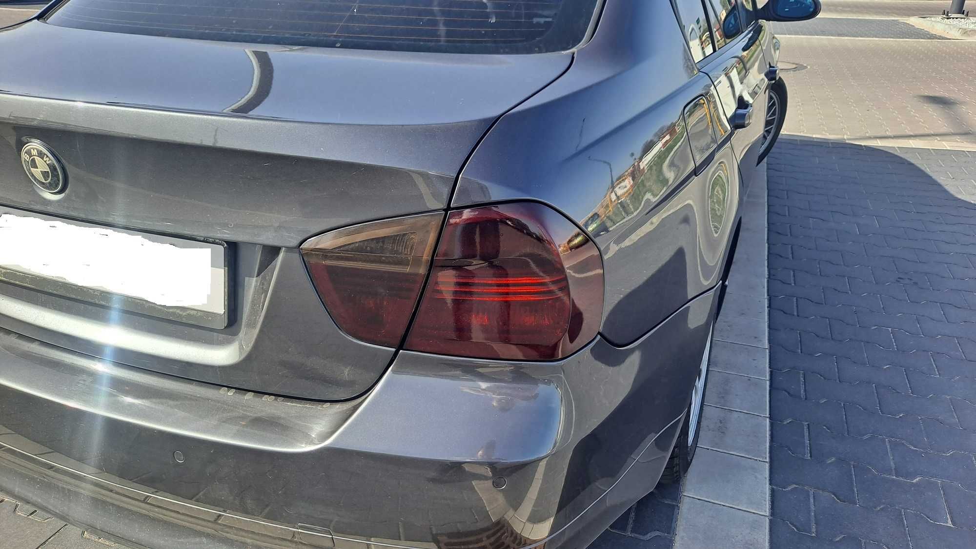 lampy BMW E90 tył ciemne przyciemnione komplet