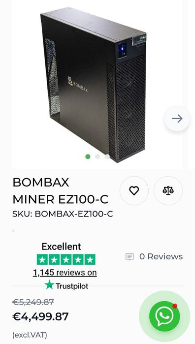 Miner Bombax EZ100-C 4000 MH/s