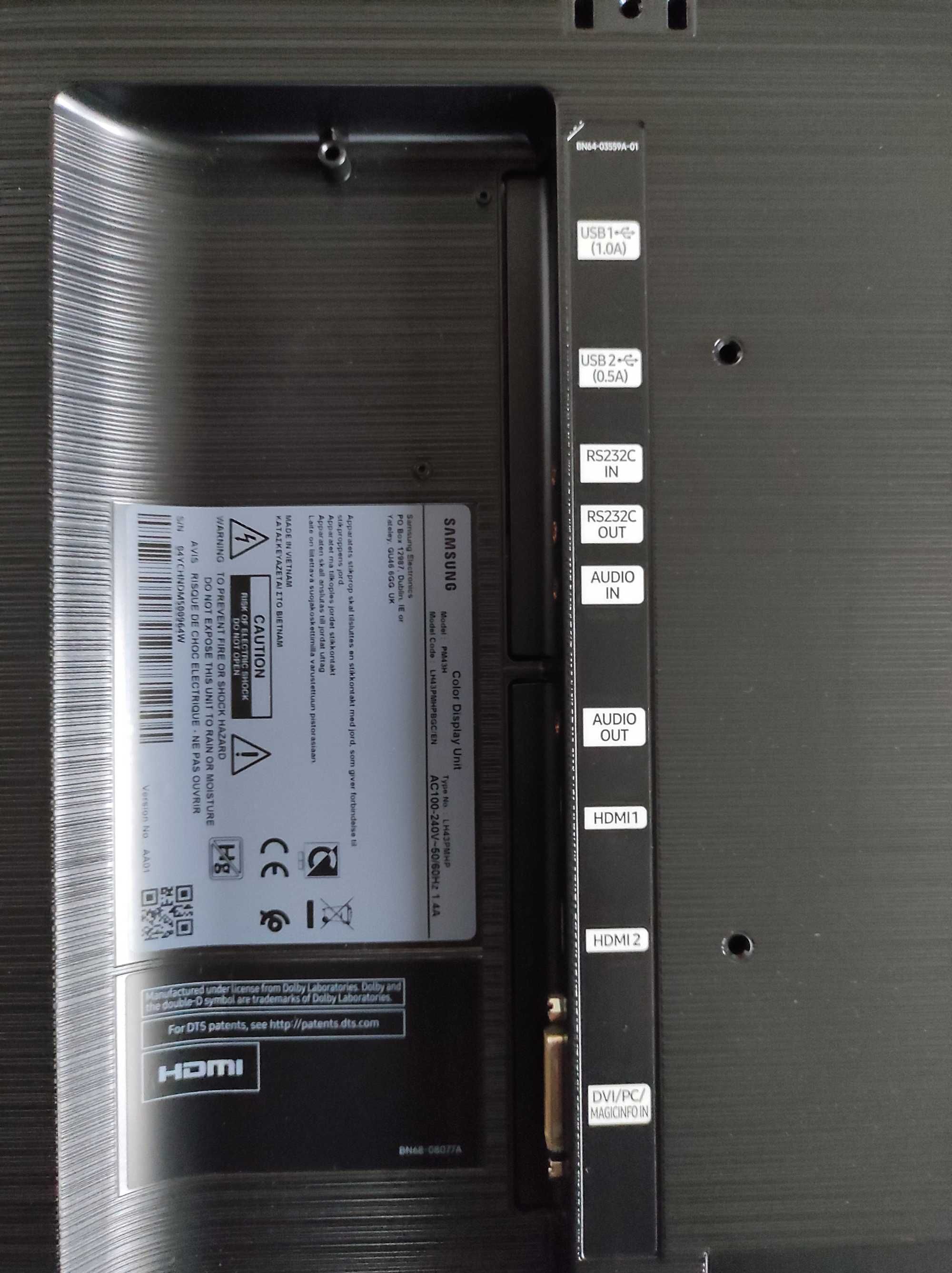 Monitor Samsung PM43H