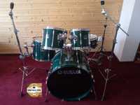 Perkusja Yamaha Stage Custom 22,10,12,14, 14 werbel + Hardware 700