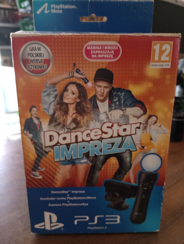 PS3 Dance Star Impreza Kontroler move kamerka Gra PlayStation 3