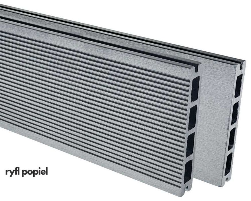 deska tarasowa kompozytowa PACO RYFLOWANA brąz grafit szary 5,8m mb