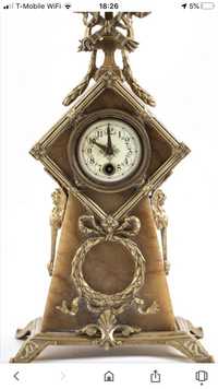 Zegar alabastrowy z 1900 roku