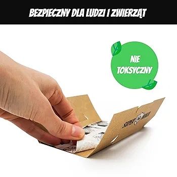 Super Ninja Zabójca karaluchów 12 pułapek ekologicznych do 3 miesięcy