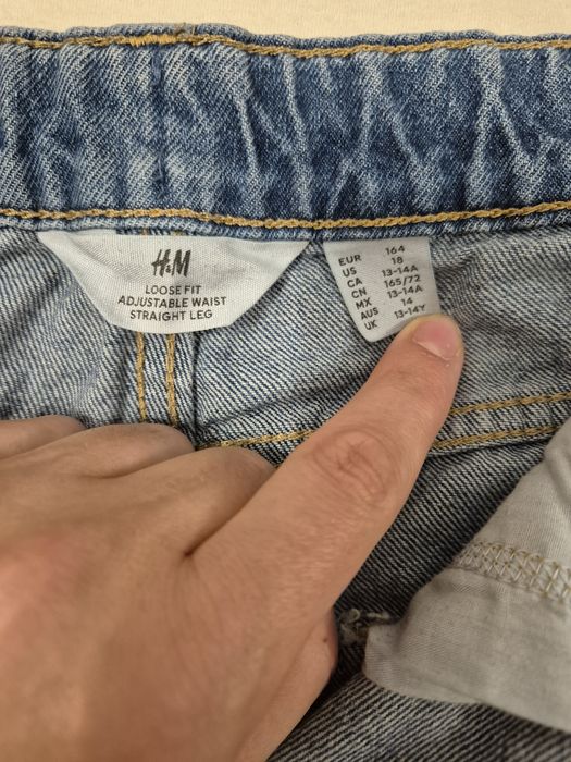 Spodnie loose fit chłopięce 164 H&M