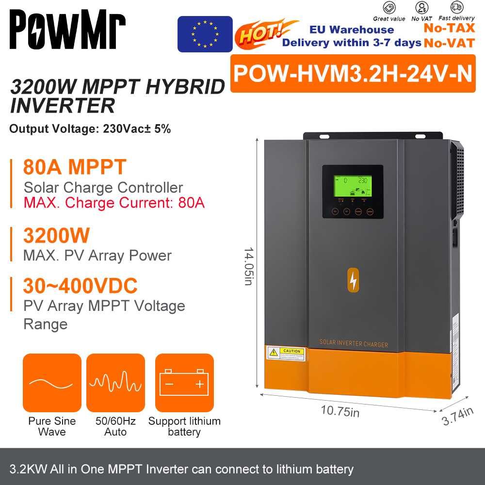Inwerter hybrydowy falownik off grid 4000W 24v EAsun SMR II