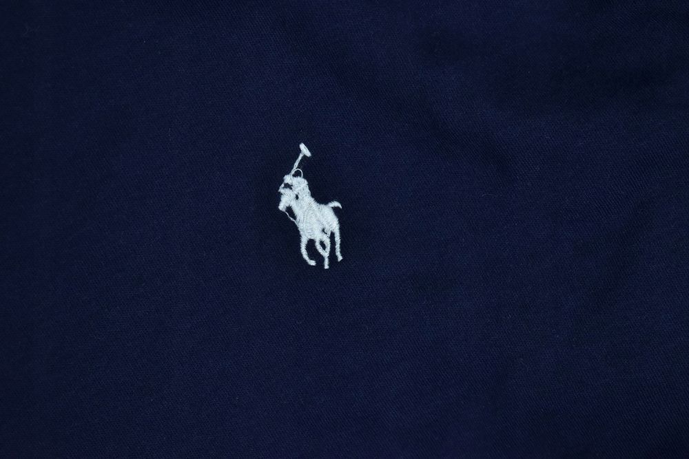 Ralph Lauren Granatowa Męska Koszulka Polo Regular Fit L