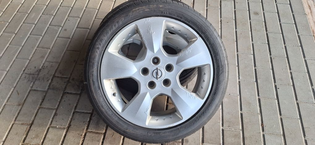 Alufegi zender 5x110 r17+ opony dunlop 225/45