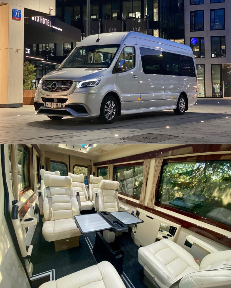 Wynajem limuzyn i busów z kierowcą*Transport VIP*Przewóz osób*Mercedes
