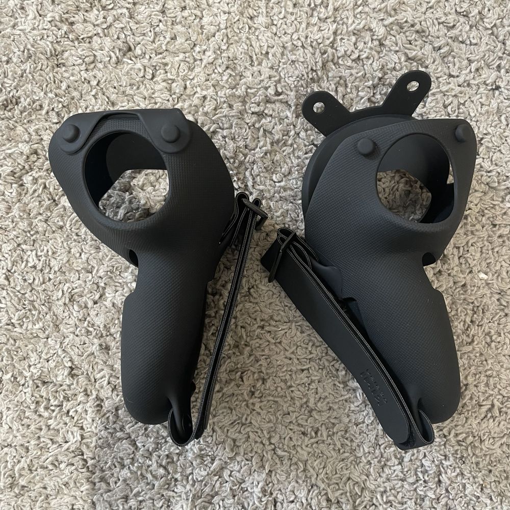 KIWI design silikonowe Osłony uchwytu do Oculus Quest 2 czarne