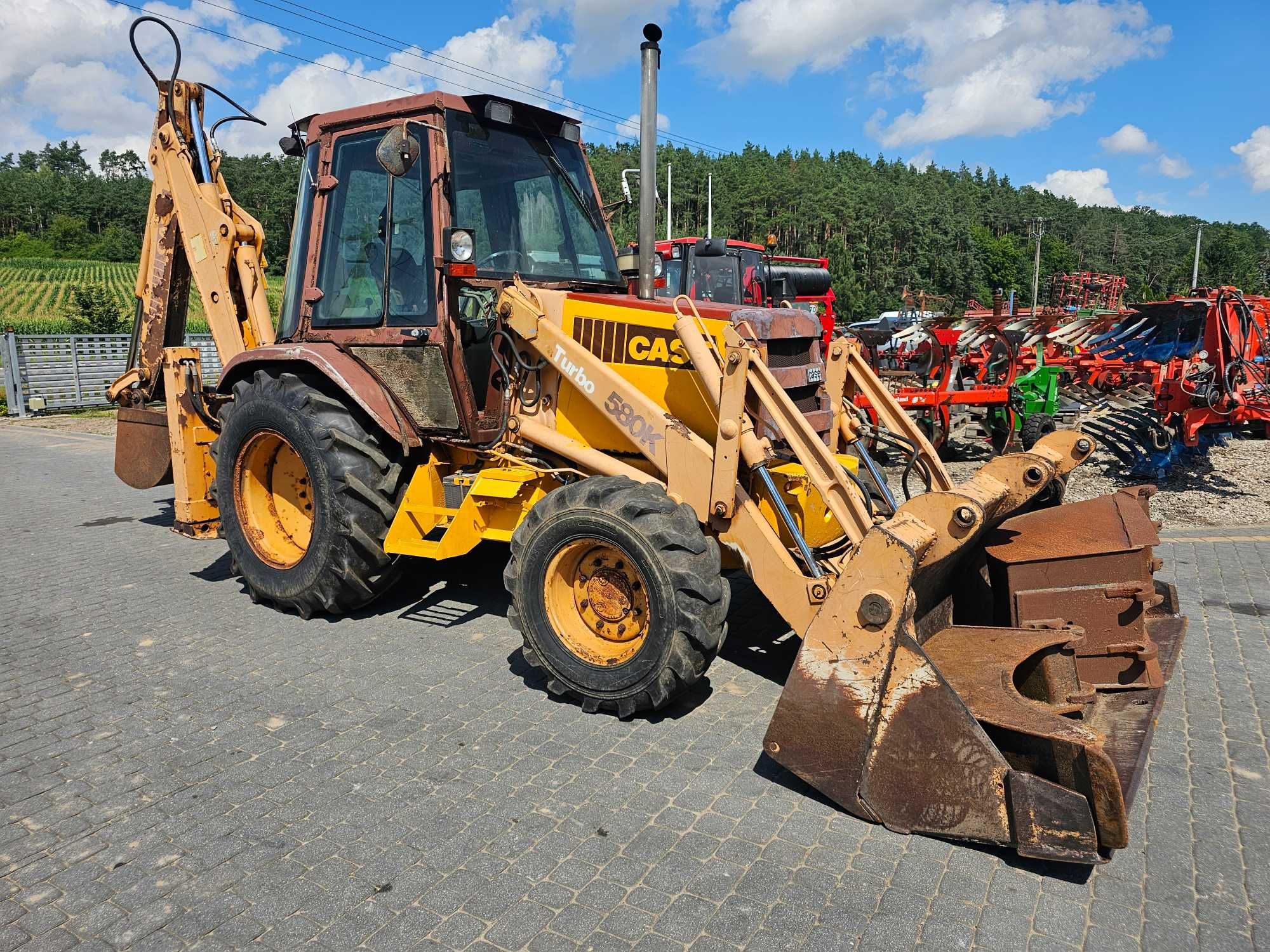 Koparko Ładowarka Case 580 SK Turbo 4x4