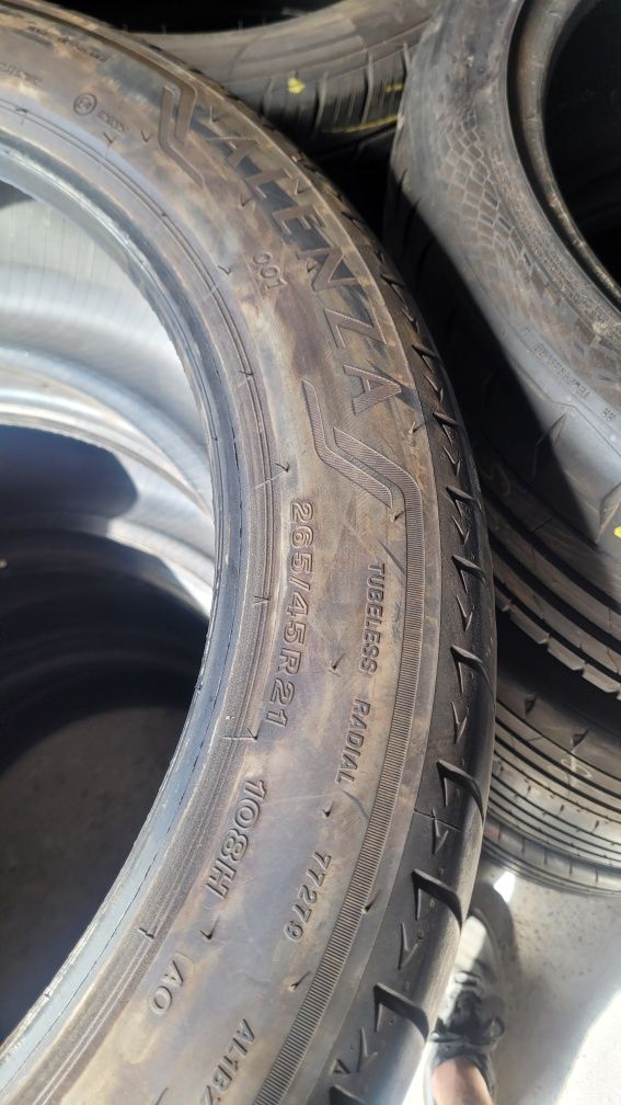4x265/45r21 bridgestone alenza 001