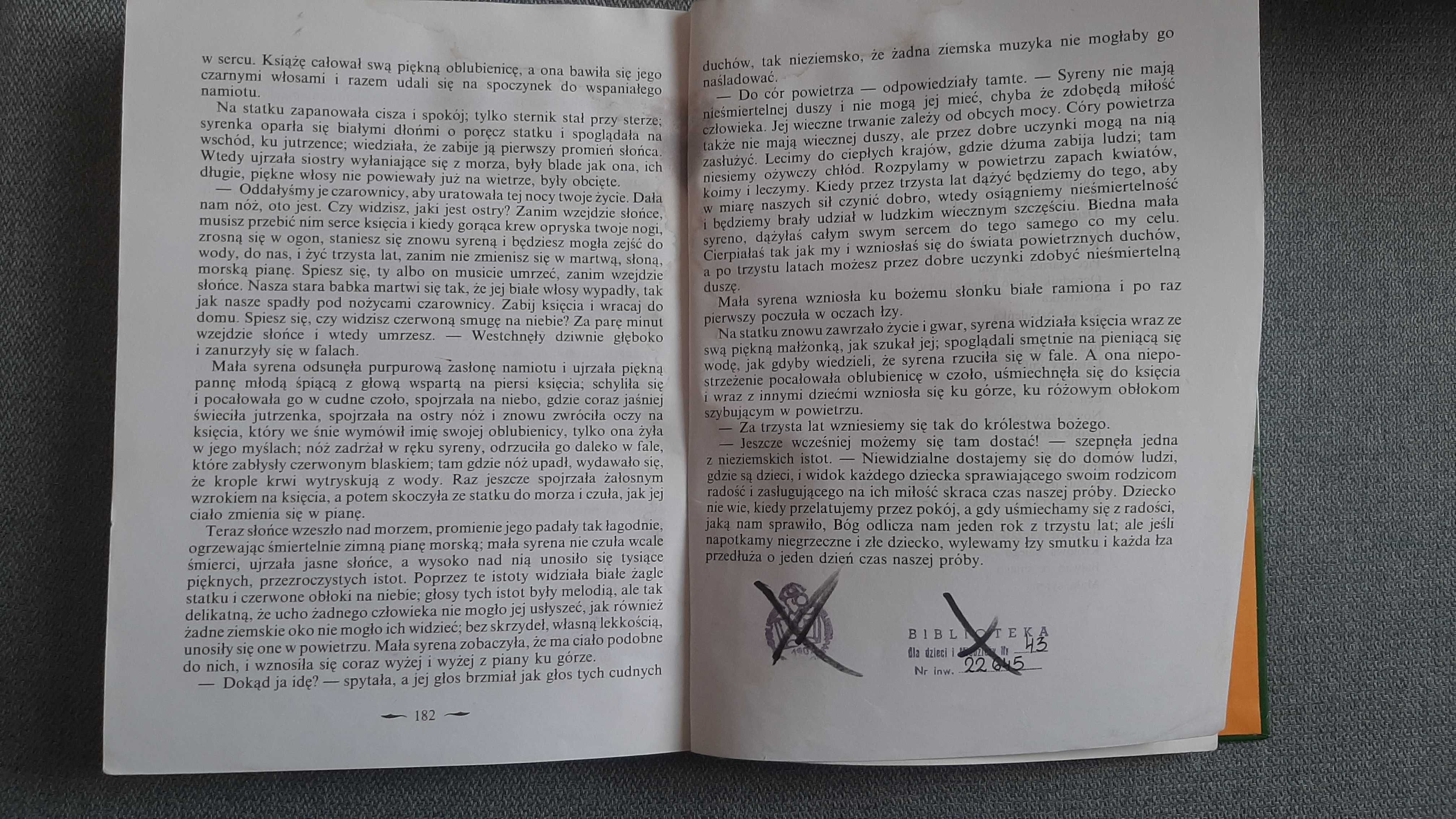 Baśnie Andersena il. Jan Marcin Szancer tł Beylin Sawicki Iwaszkiewicz