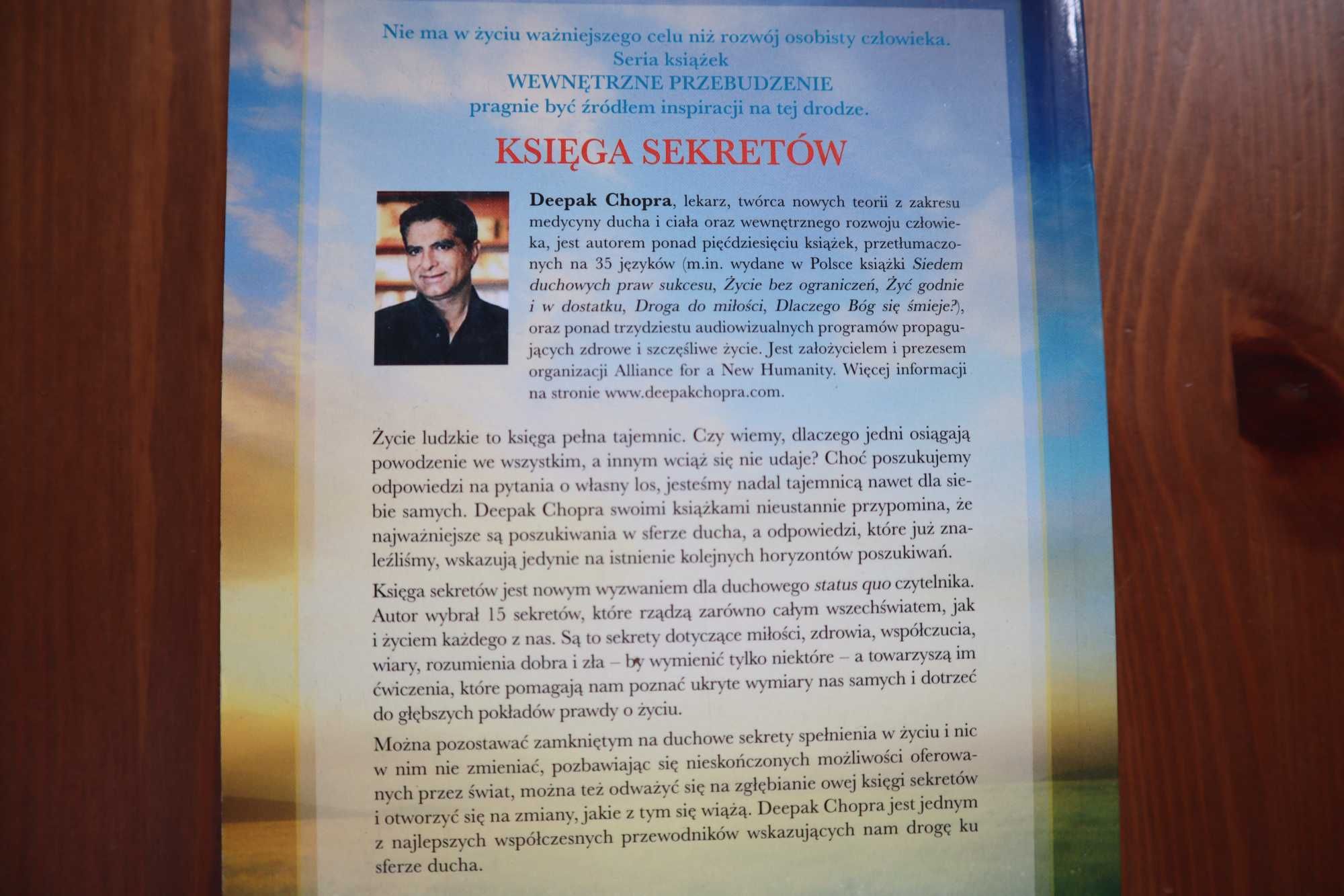 Deepak Chopra -Księga sekretów 15 duchowych sekretów spełnionego życia
