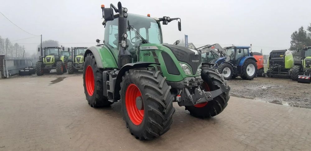 Fendt 718 Vario  Przedni TUZ, amortyzacja osi i kabiny