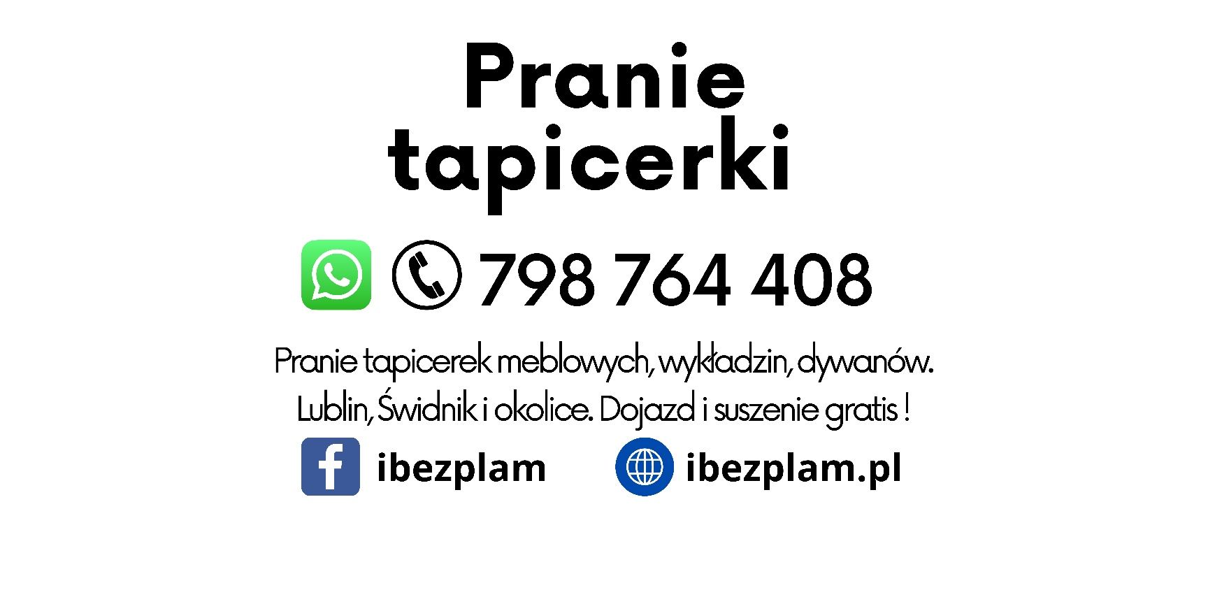 Pranie czyszczenie tapicerki, dywanów, narożnika, kanapy, krzeseł