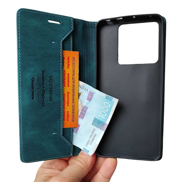 Чехол книжка магнитный Redmi note14\note10\note13 Кожаный чехол книга