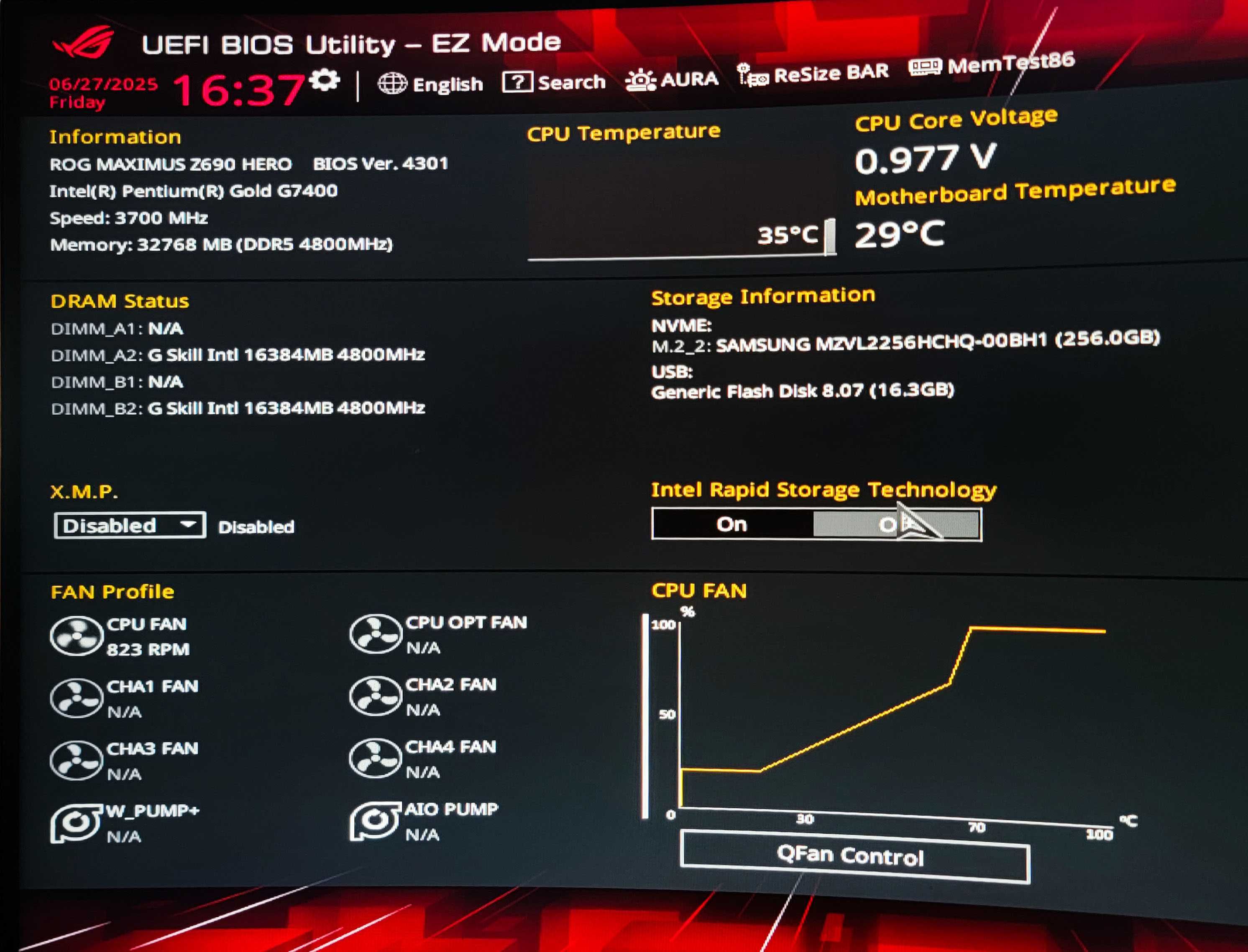 Asus Rog Z690 Hero s1700