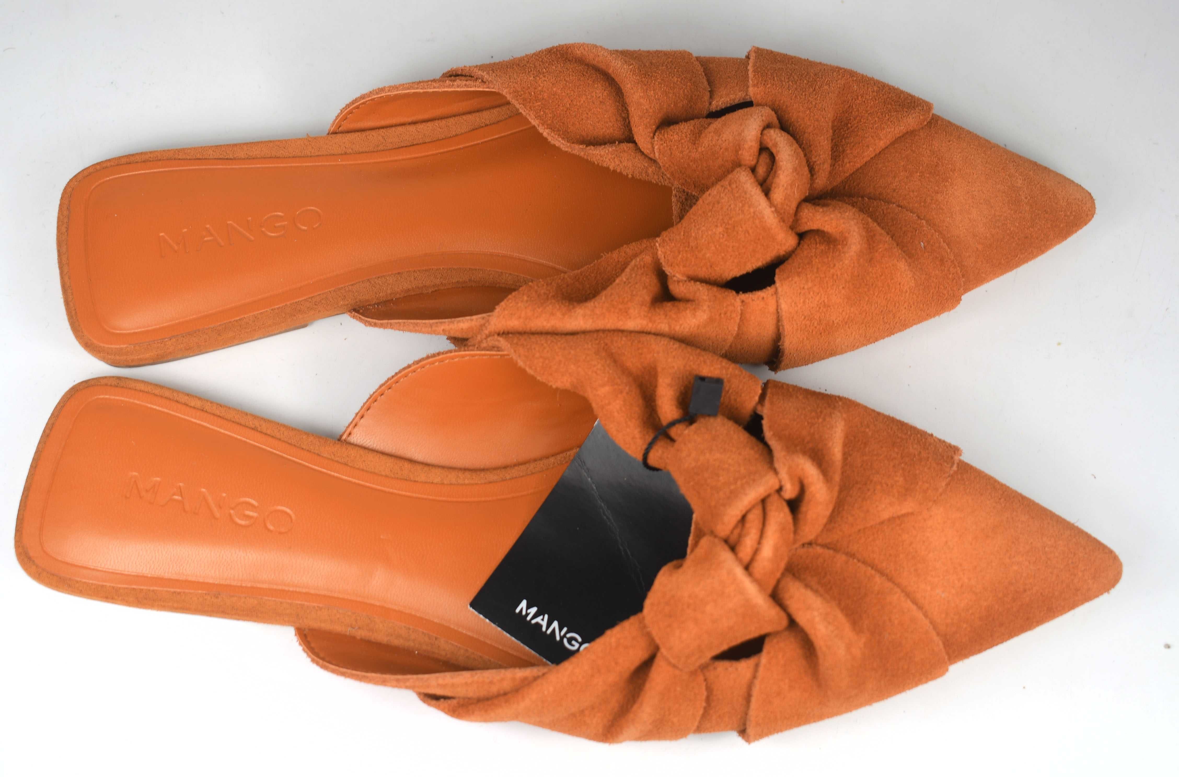 Nowe zamszowe sandały Mango roz. 40