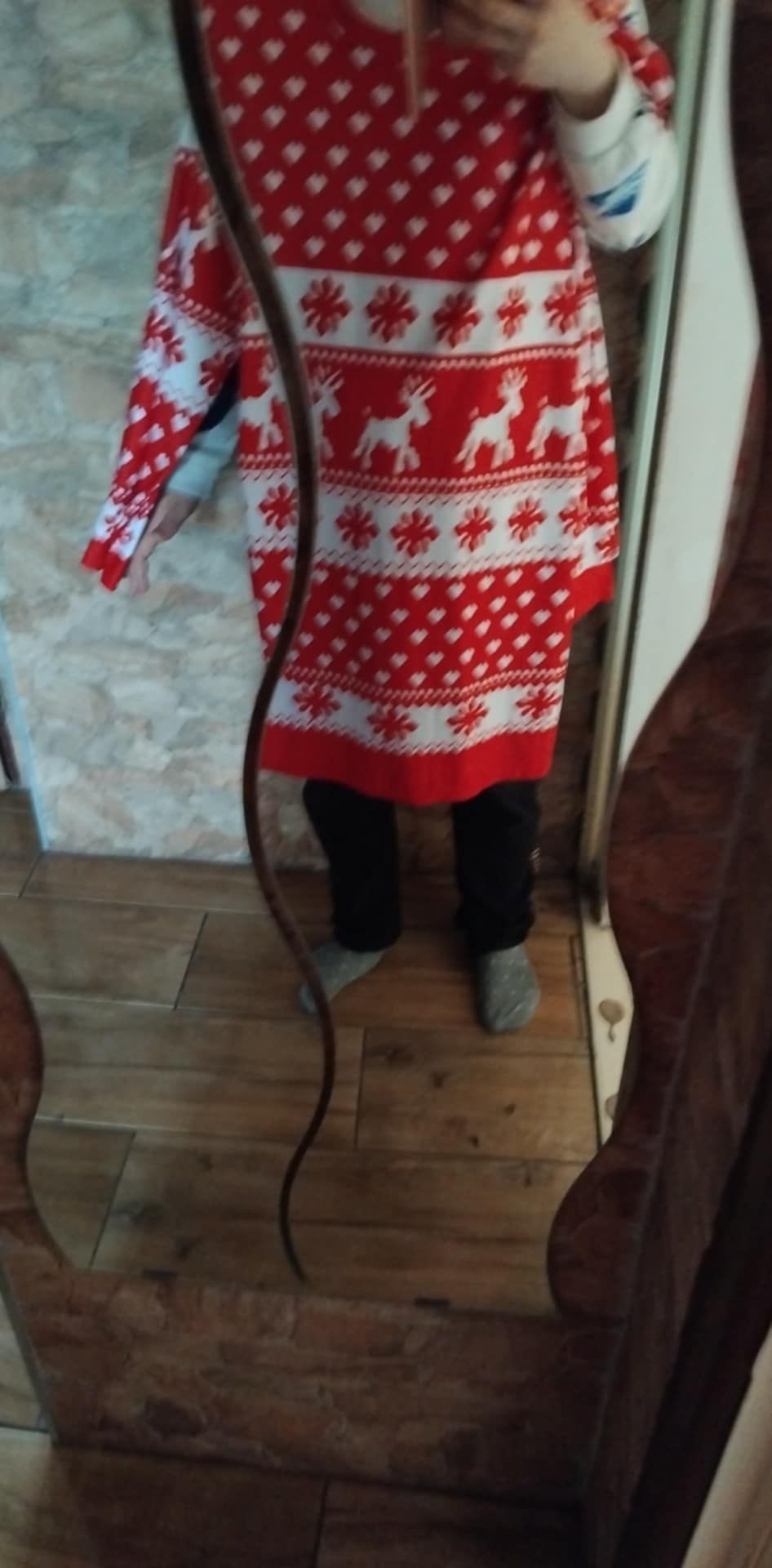Sukienka  krutka  świąteczna