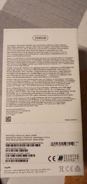 iPhone SE 2 gen. 2020 r 256GB