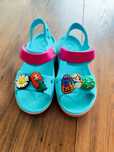 Crocs c11 28 29 sandały lekkie piankowe buty dla dziewczynki basen pla