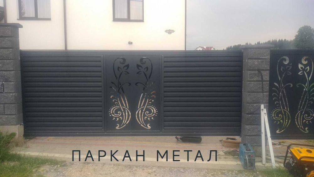 Паркан Ранчо Жалюзі Горизонт Ромб Ламелі Парапети Огорожа від виробн.