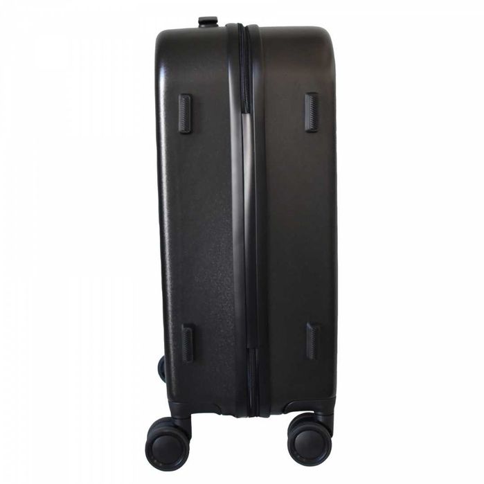 Walizka M podróżna bagażowa samolotowa twarda czarna kabinowa mała