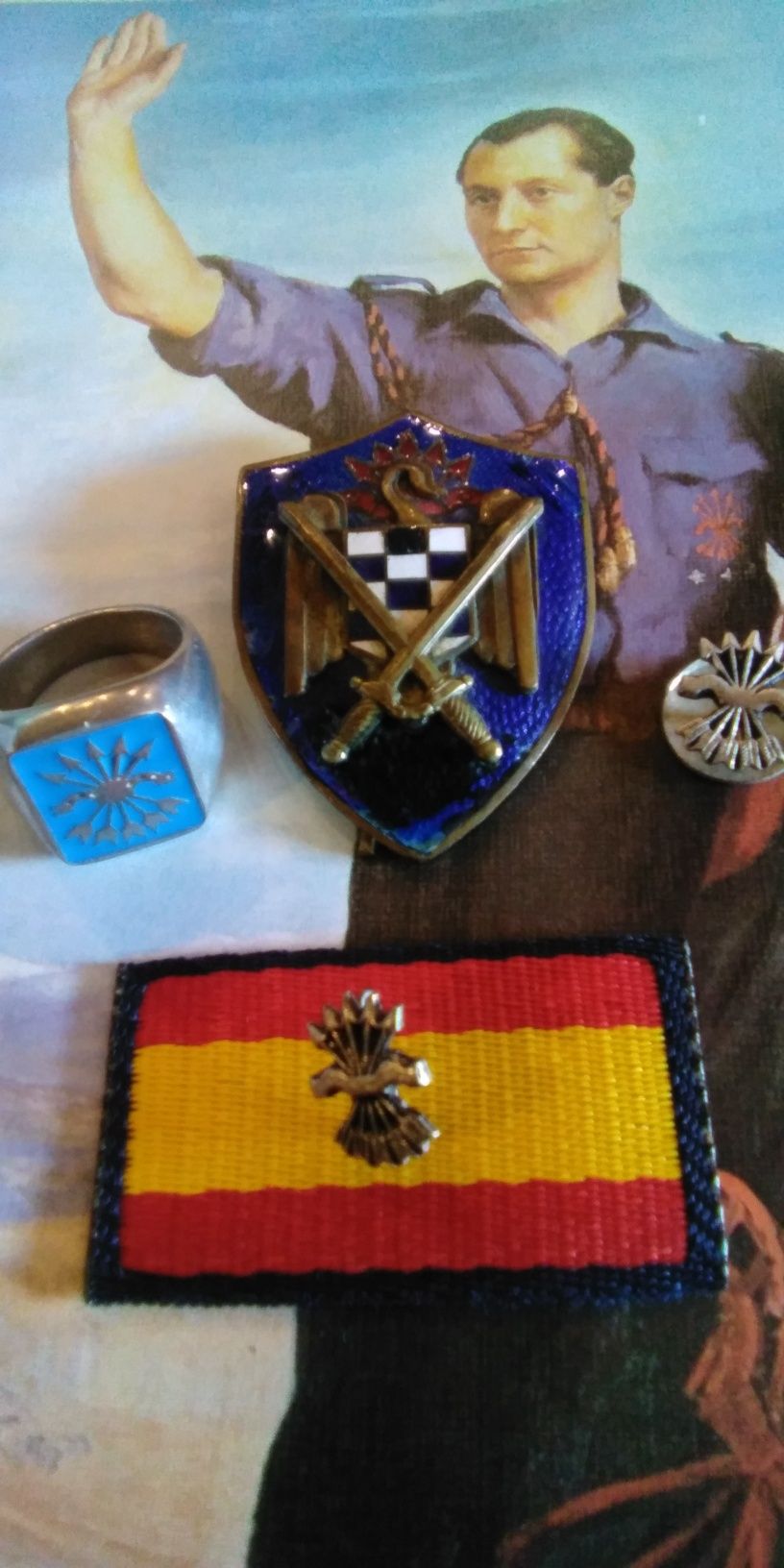 Militaria, FALANGE ,Divisão Azul, Mil Novecentos e quarenta quatro