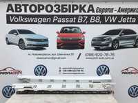 Лиштва (накладки) порога на Volkswagen Passat B8 Седан-Універсал