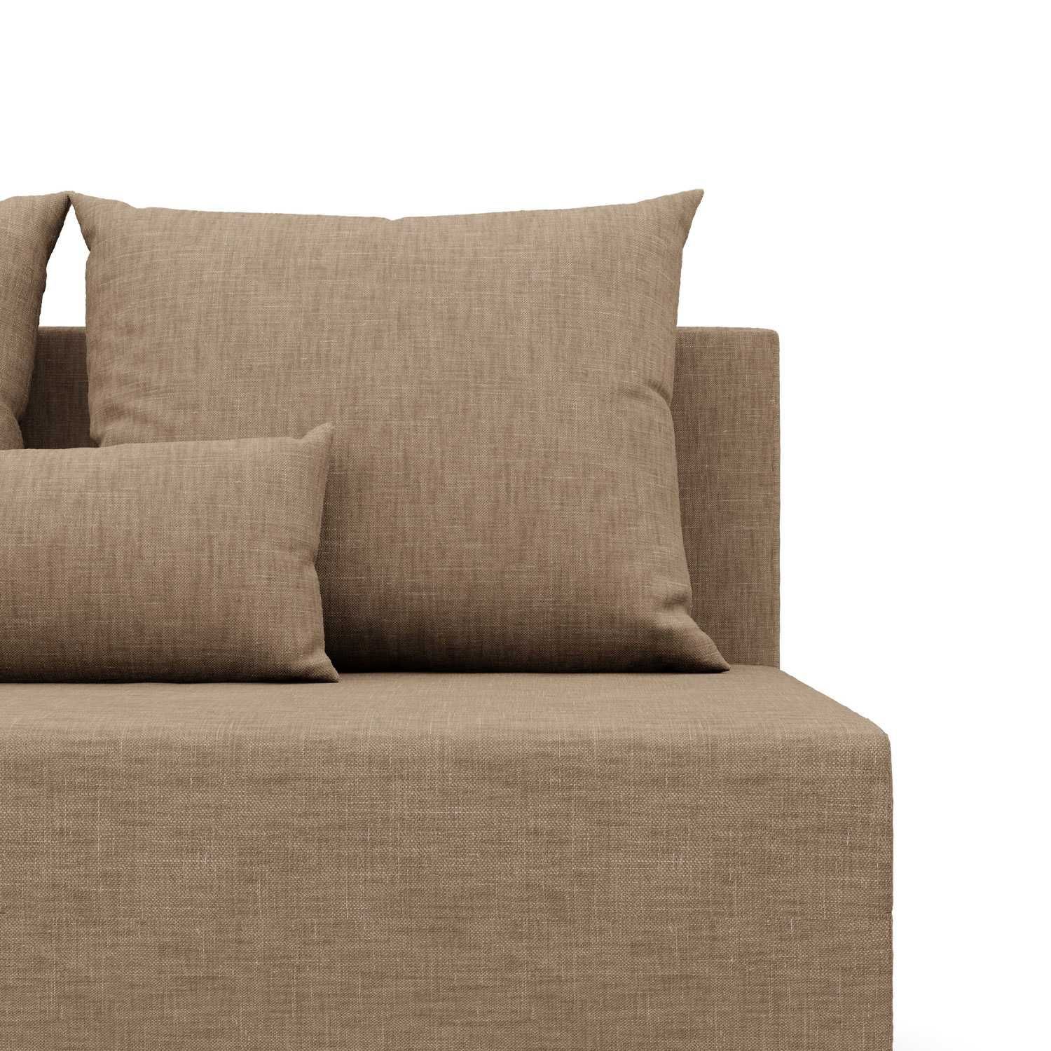 Kanapa 3-osobowa Sofa Funkcja Spania Rozkładana Wygodna Pojemnik Fermo