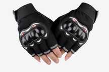 Rękawiczki ochronne sporty ekstremalne czarne XL