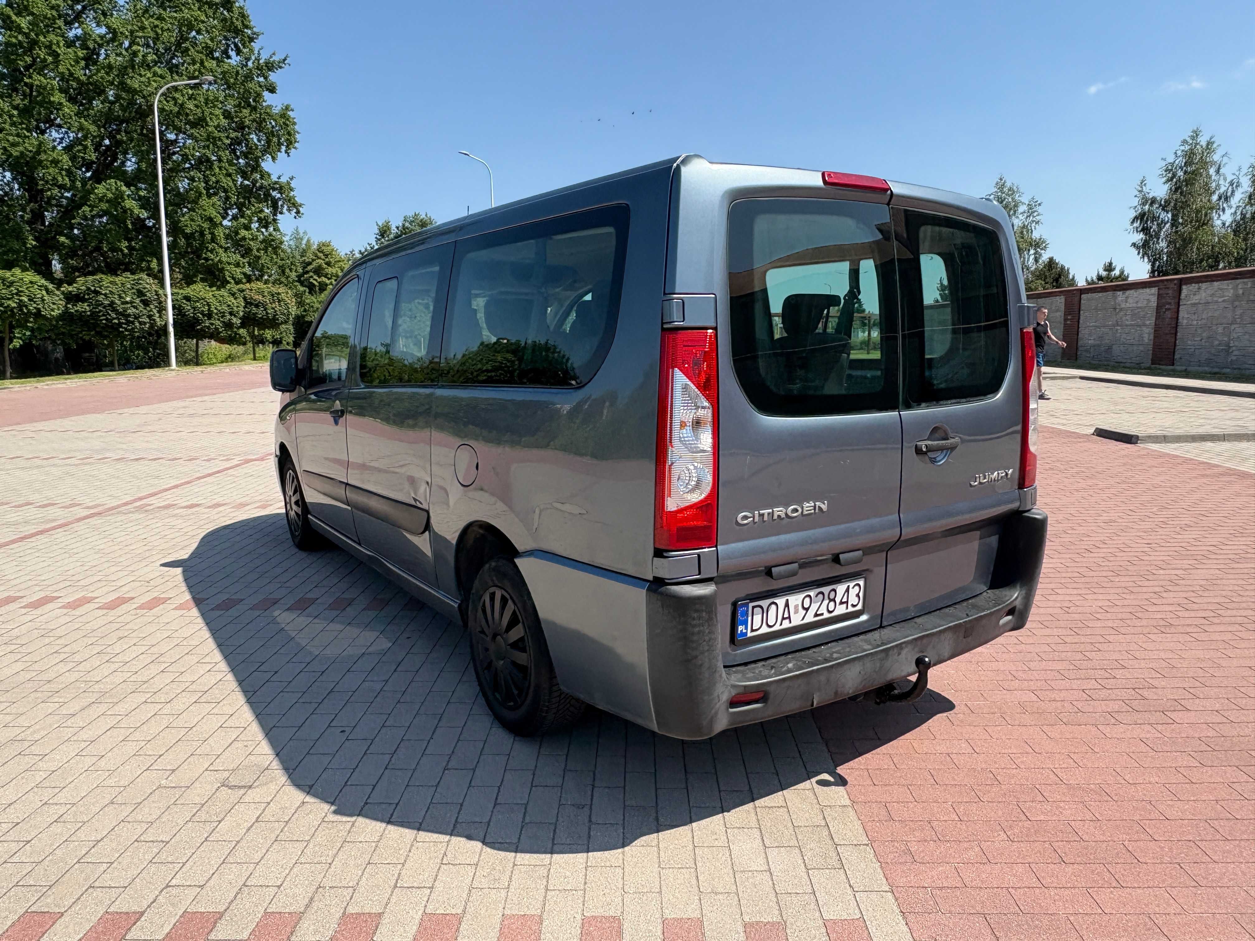 Citroen Jumpy 1.6hdi rok 2008 long 9 osób klima zarejestrowany okazja