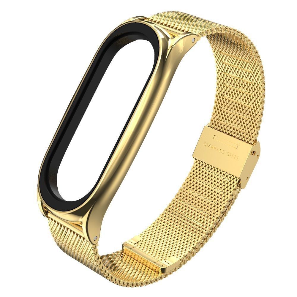 Bransoleta Milaneseband Do Xiaomi Mi Band 5 / 6 Gold