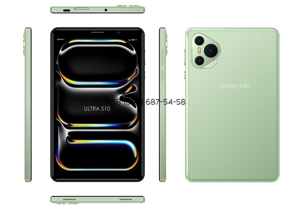 Планшет 6-128GB ultra tab 10.4/ 14android / IPS матрица / 2-sim