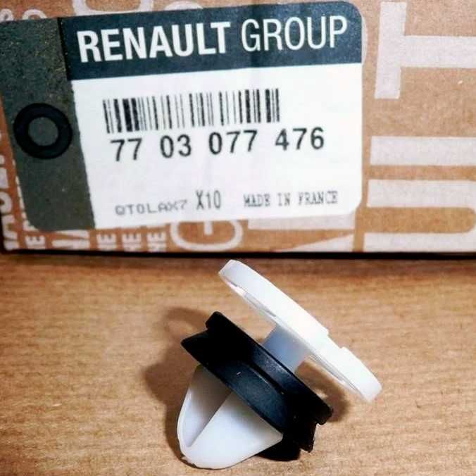 20шт 7703077476 9345ZN Кліпса Renault Peugeot Citroen карт дверей