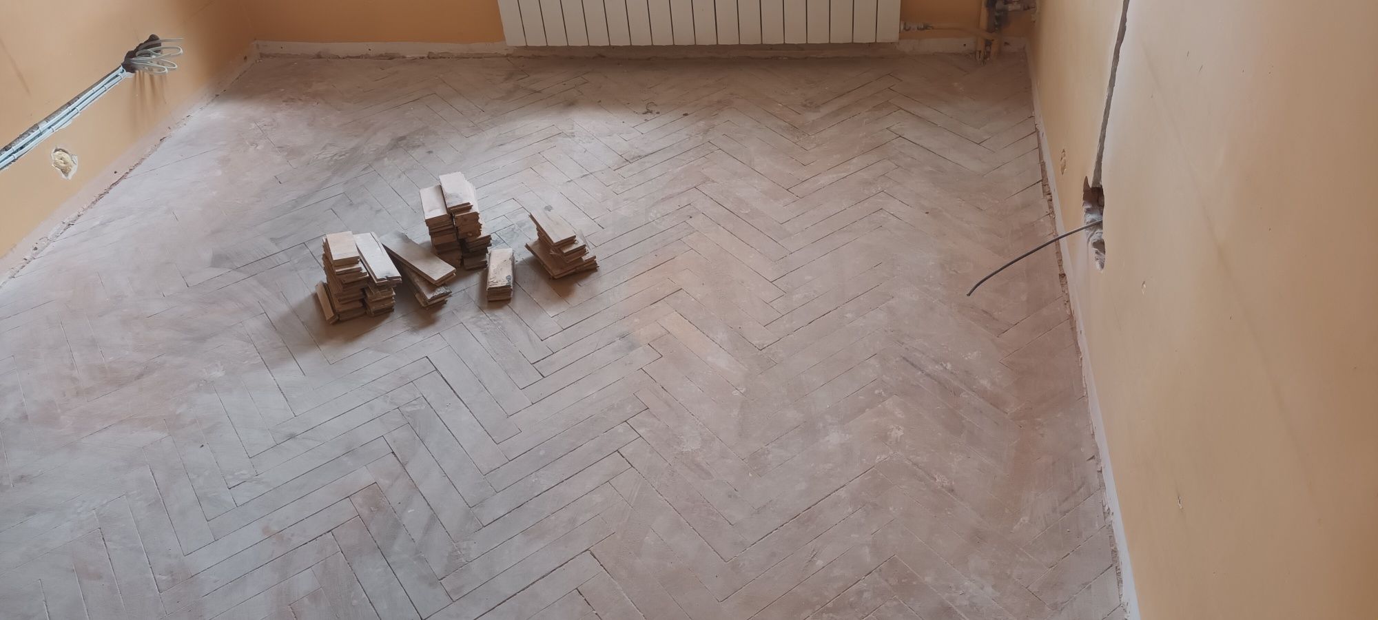 Parkiet dębowy, klepka 30 m2