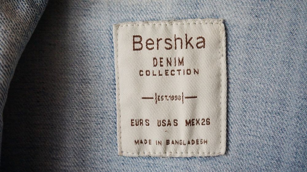 Kurtka jeansowa Bershka